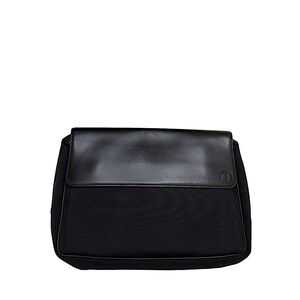 DUNHILL POCHETTE POUR HOMME - NYLON x LEATHER